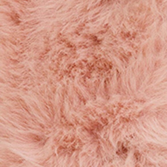 Pink Women's Elegant Button Faux Fur Jacket Cozy Clothes - Picture 8 of 8